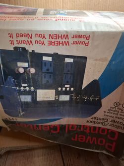 Indoor/Outdoor Power Control Center with Digital Timers