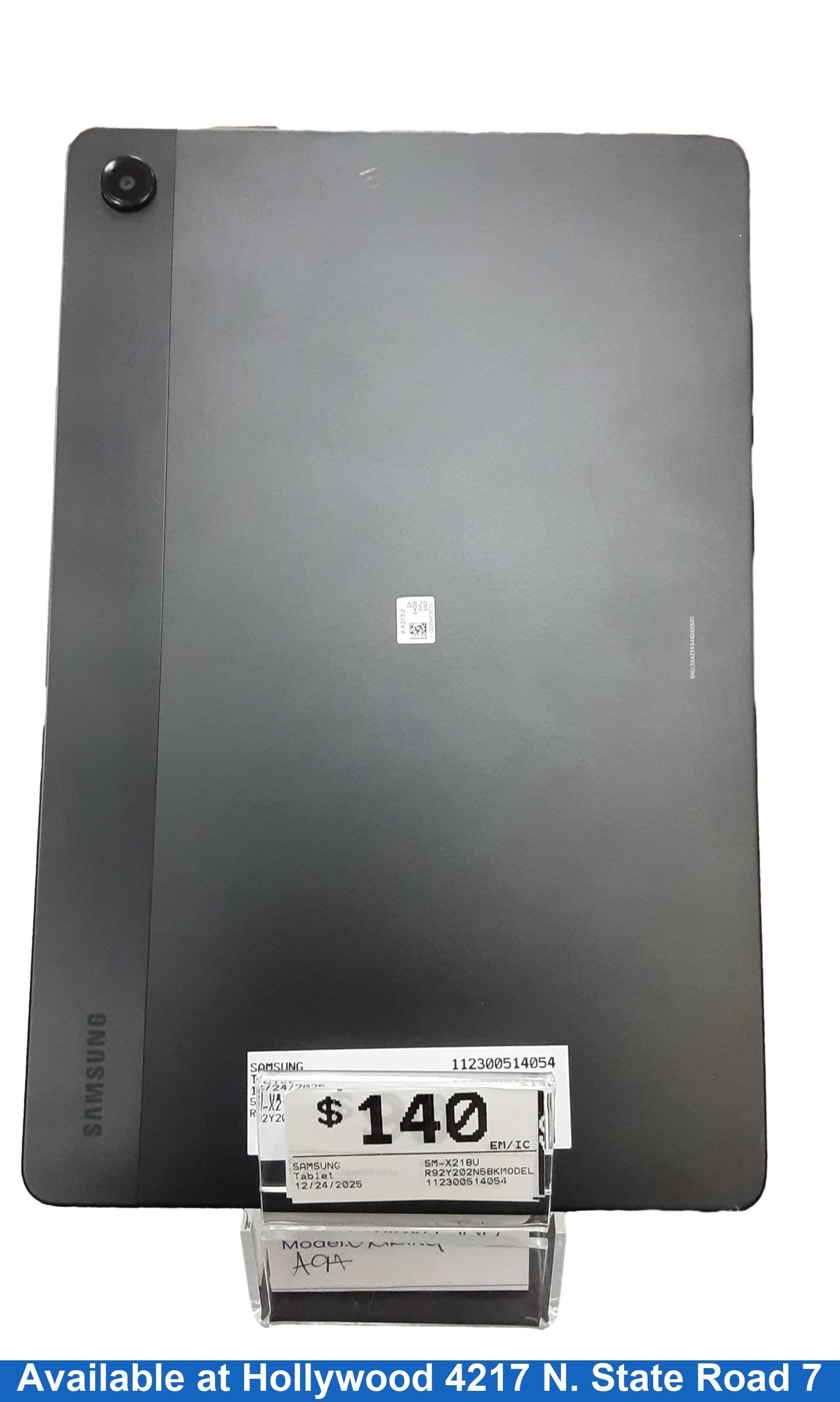 Samsung Sm-x218u Black Tablet