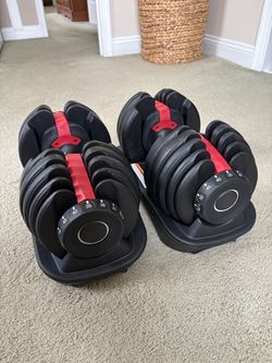 Runners world Adjustable dumbells 52.5lbs