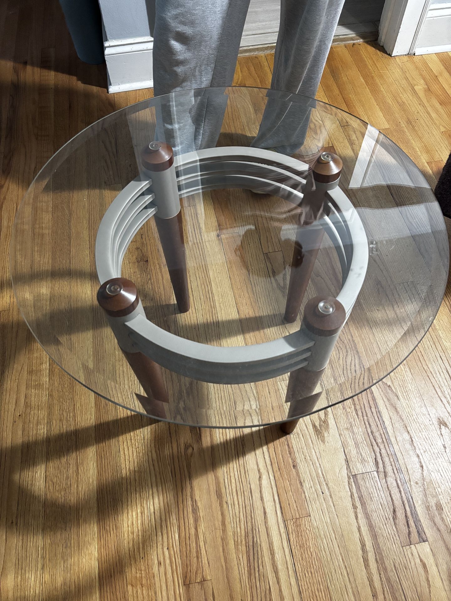 2 Glass End Tables