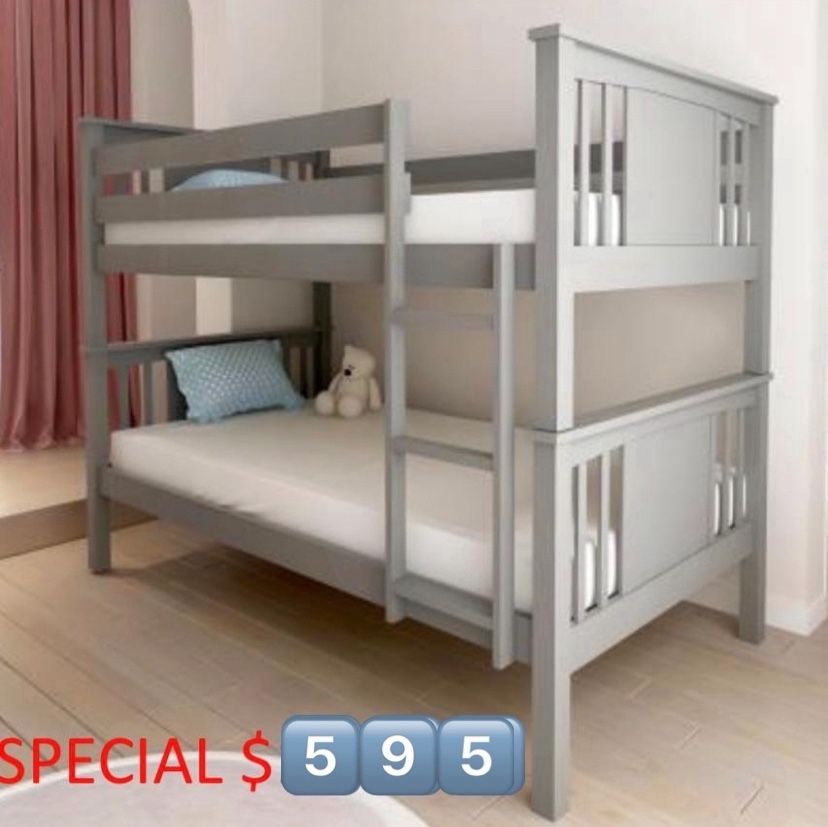 Twin Size New Bunkbed. You Can Also Separate Them Into 2 Twin Beds.