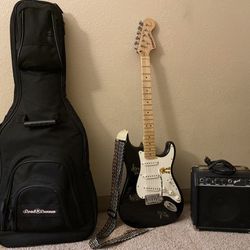 Starcaster Guitar with AMP, Case/ Bag, Chords