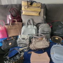 Handbags,purses neme brands MK,GUESS,SM etc