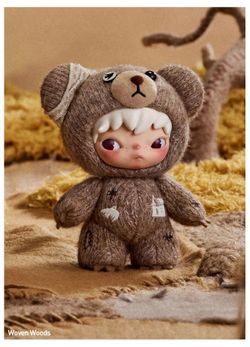 Pop Mart Hirono Road Journal Series Plush Doll Pendant - Woven Woods New