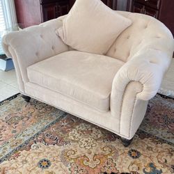 Two Sofa Chairs With Pillow For Sale