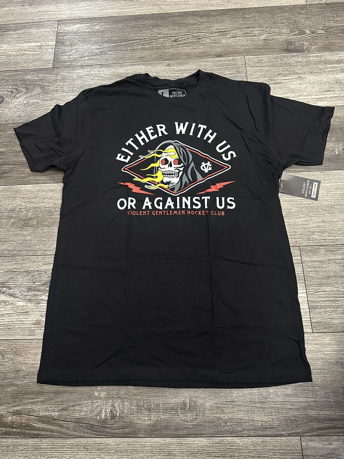 Men’s Violent Gentlemen Either With Us Or Against Us Shirt Large
