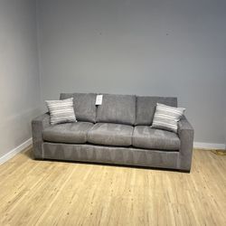 Gray Sofa Couch Fabric