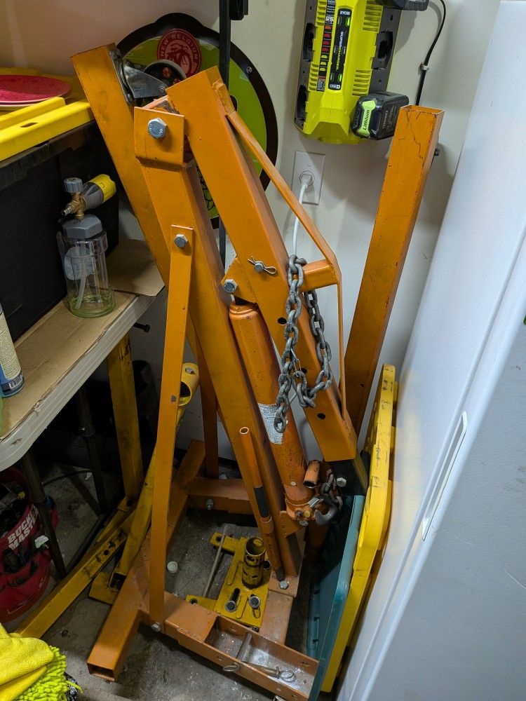 Folding Shop Crane/Engine Hoist