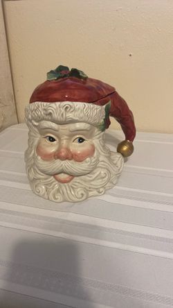 Santa Claus Ceramic Cookie Jar