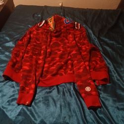 Red Bape jacket Used