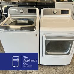 LG Top Load Washer and Gas Dryer Set