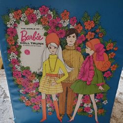 1969 Vintage World Of Barbie Doll Trunk
