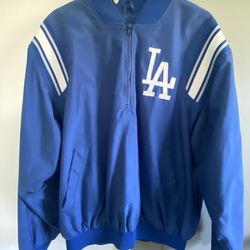 Dodgers Majestic Pullover Rain Jacket From 2000 Season