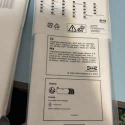 IKEA LUDDHAGTORN Shower Curtains – Set of 2 (New)