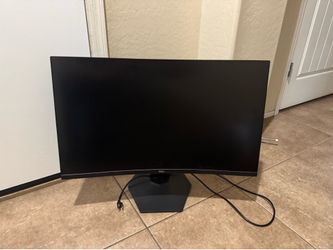 Curved Dell Monitor