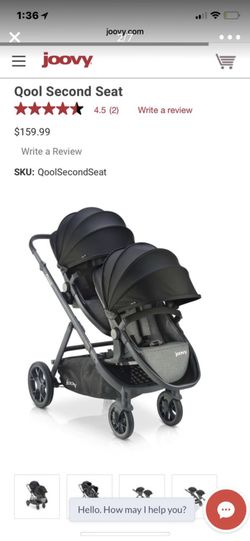 Joovy qool top double stroller 2018
