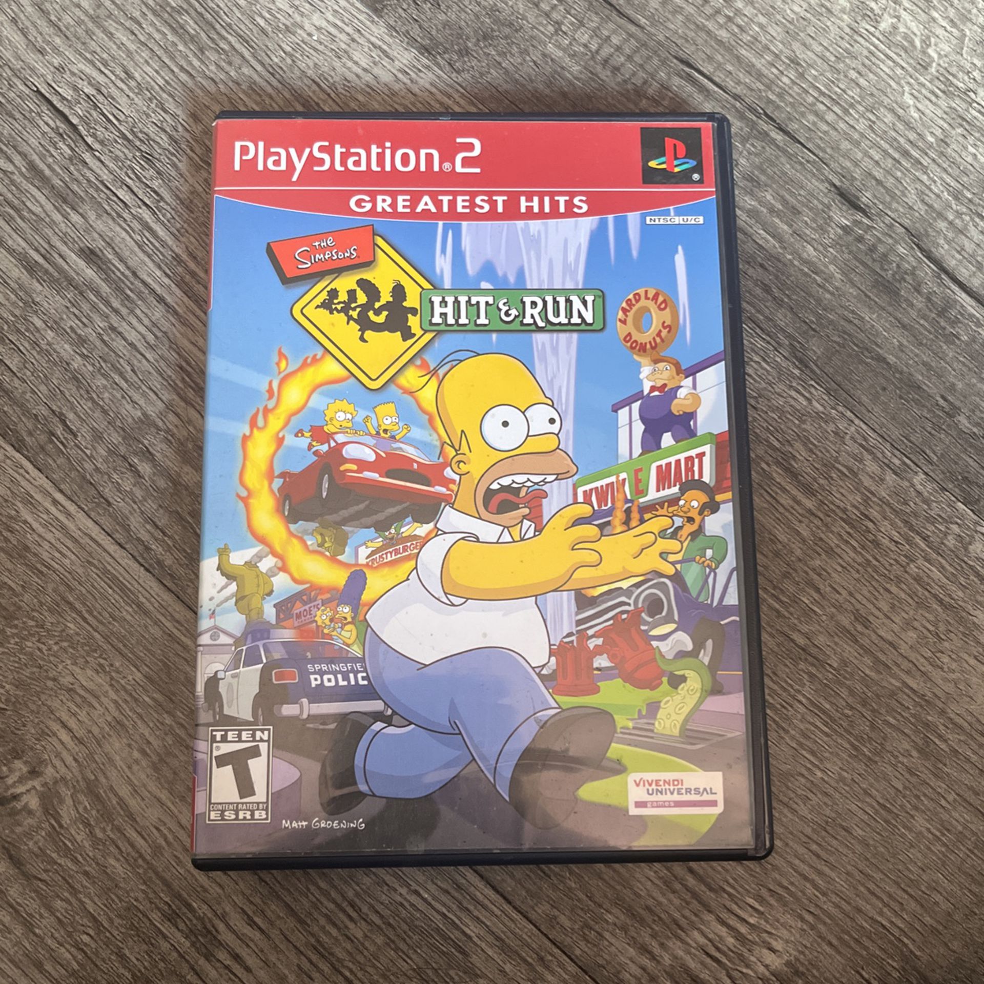 The Simpsons Hit And Run PS2 