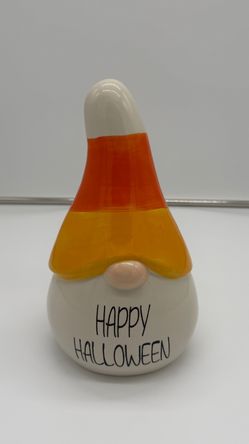 Halloween Candy Corn Gnome Figurine