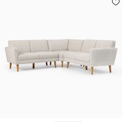 West Elm Oliver 3-piece L-shaped Sectional