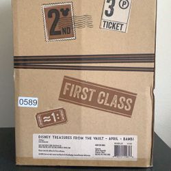 Disney Treasures from The Vault, Limited Edition Bambi Plush Still in Box