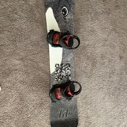 Snowboard And Bindings