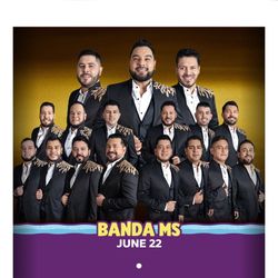 2 Boletos Banda Ms Este Domingo 
