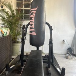Punching Bag & Bench