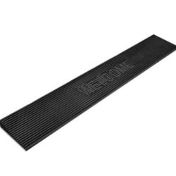 1" Rise Rubber Threshold Ramp, Non-Slip Solid Threshold Wheelchair Ramp, for Doorways, Stairs, Steps, Curbside Wheelchairs and Mobility Scooters，35.59