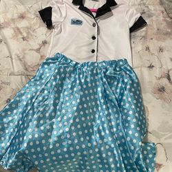 Diner Girls Costume  Size M 