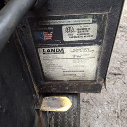 Landa steam cleaner pressure washer