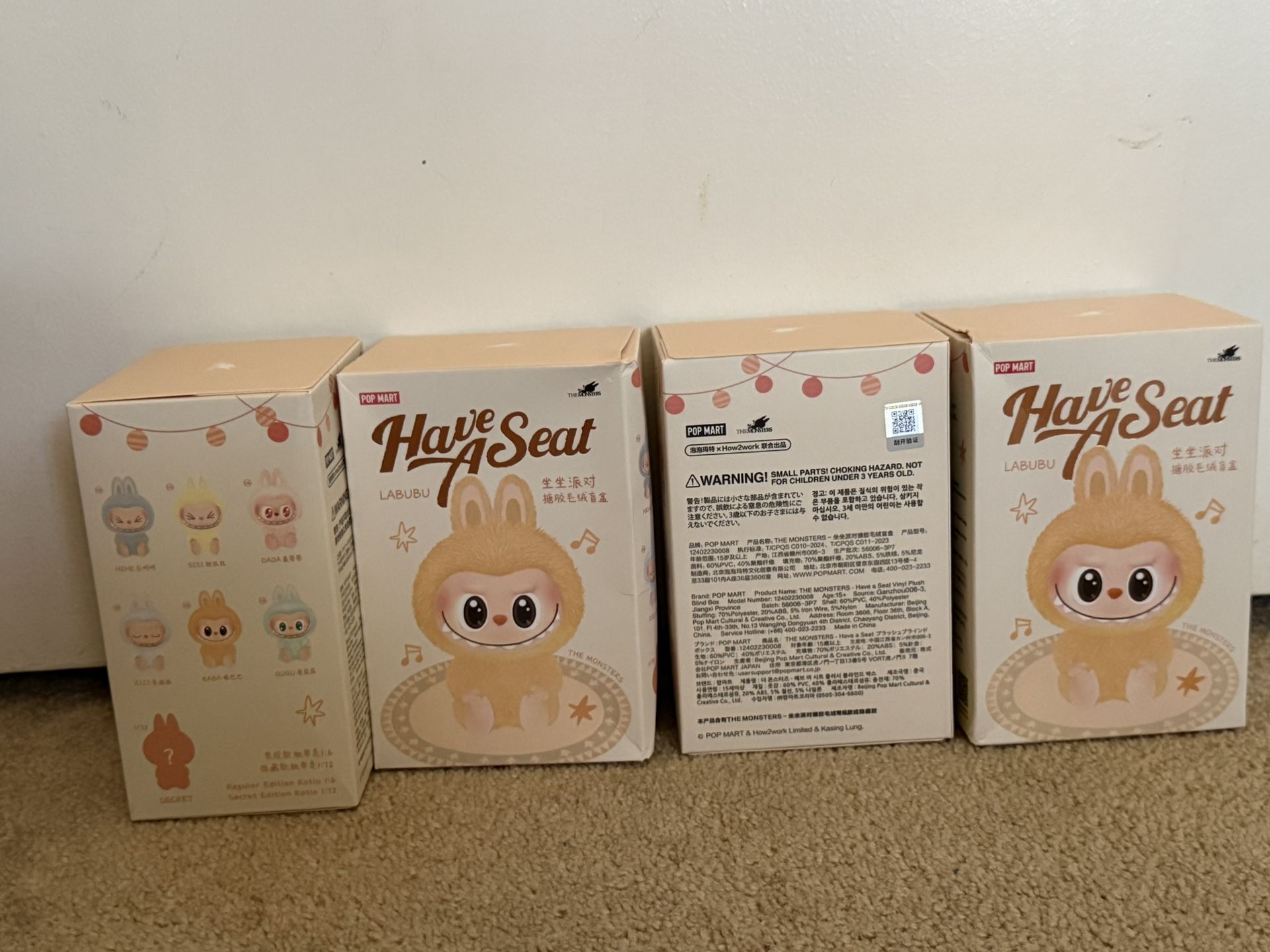 Labubu Have a Seat New Sealed Blind Box, Authentic the Monsters Pop MART
