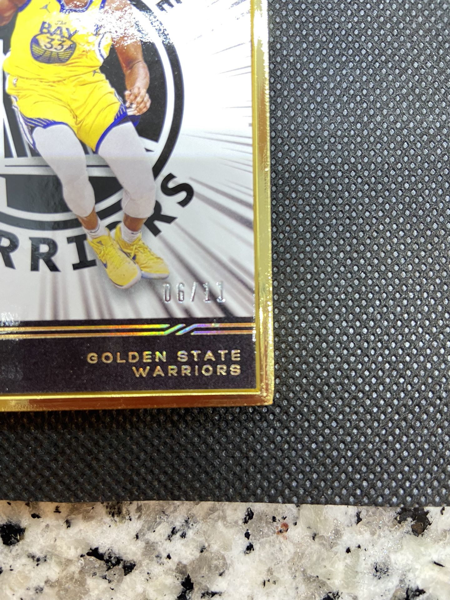 2021 Panini Noir James Wiseman RC FOTL #’d /11
