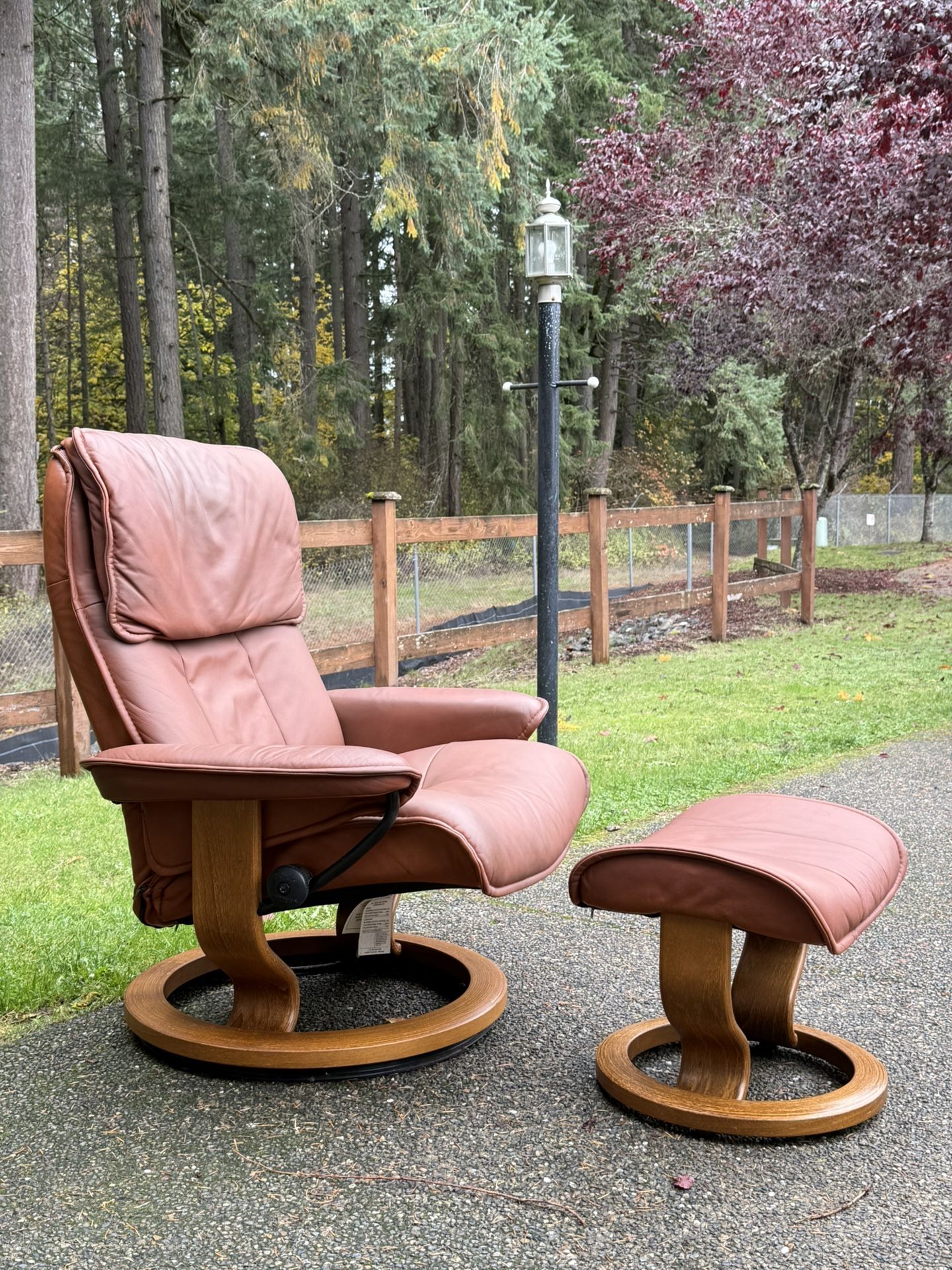 Ekornes Stressless  Chair And Ottoman 
