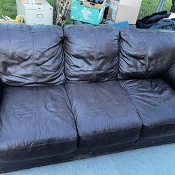 Leather Like Couch 