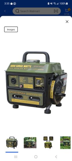 Sportsman Series 1000 Watt 2 Cycle Generator