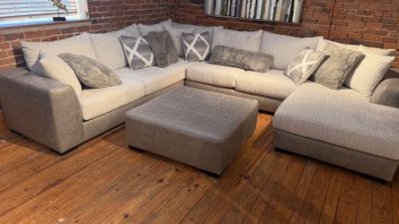 New Sectional Sofa With Ottoman