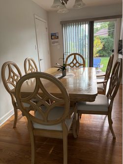 Formal dining table
