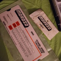 Moroso Power Speed Calculator 