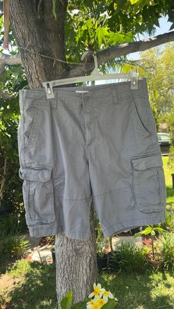 Size 36 grey cargo shorts