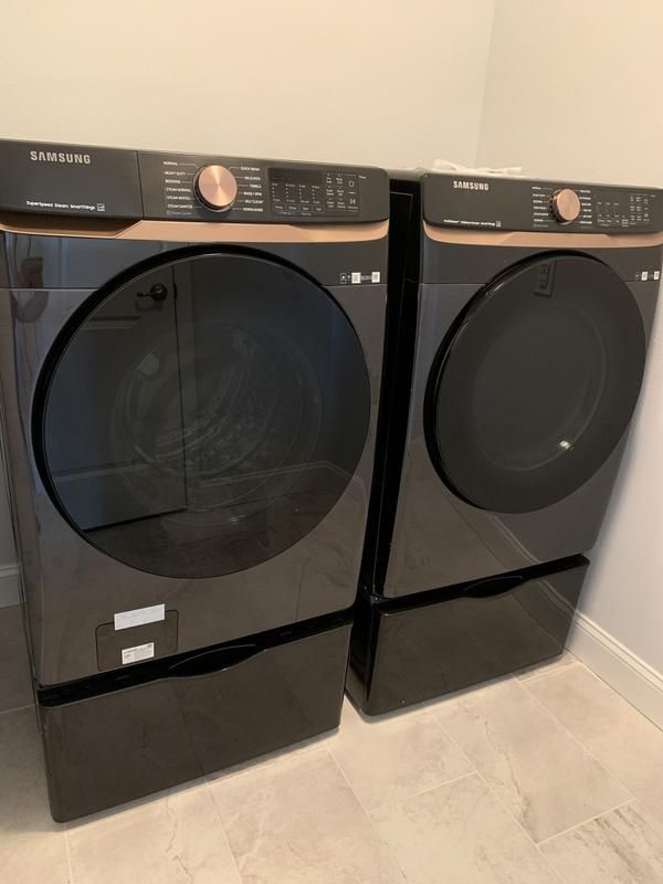 Samsung Washer And Dryer Set High Efficiency Stackable Front Load Washer And Dryer