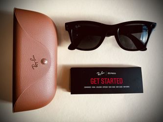 Rayban meta wayfarer clear lenses