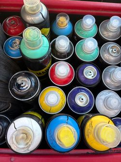 Lot of MTN Spray Paint Cans Montana