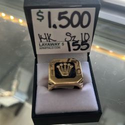 14K Crown Ring 13.3Grams Sz.10 