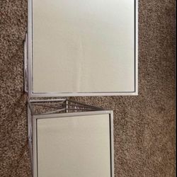 Mirror Glass Side Tables