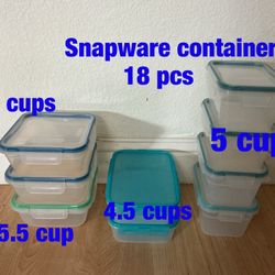 Snapware containers -  $15