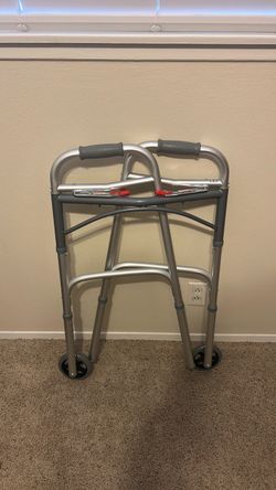 Drive Medical Deluxe Folding Walker with Wheels