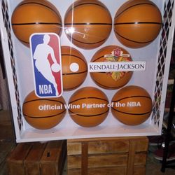 Rare NBA Kendall-Jackson Basketball Display