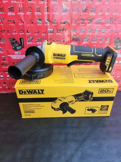 DEWALT 4.5-IN. 20-VOLT MAX PADDLE SWITCH BRUSHLESS CORDLESS ANGLE GRINDER ( TOOL ONLY  )