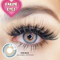  Siam Blue contacts  +Free cases 