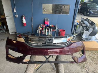 2017 Honda Accord front bumper cover and grill